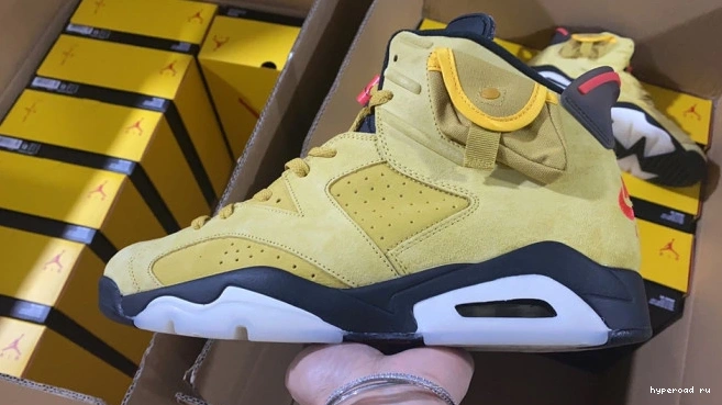 TRAVIS YELLOW CN1084-300 6 AIR SCOTT JORDAN X 0721